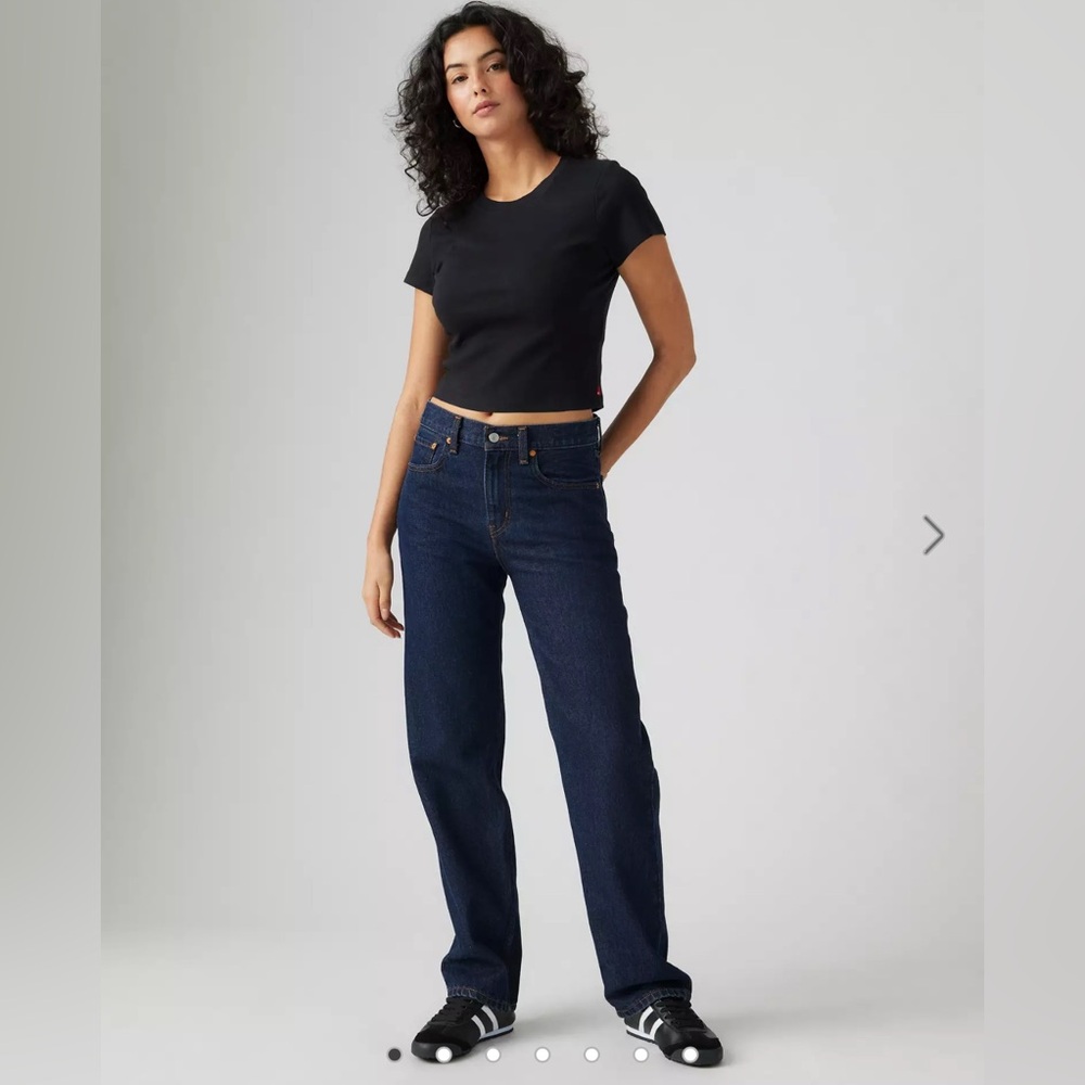 Levi's Dark Blue Low Pro Jeans